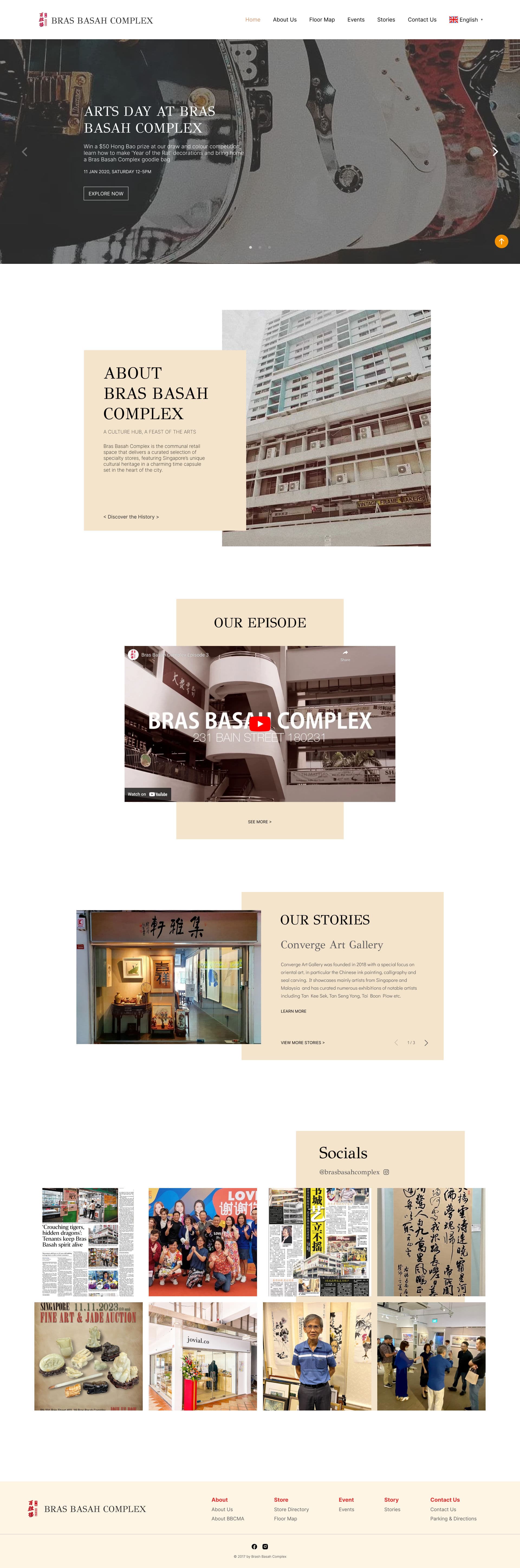 Project screenshot for Bras Basah Complex