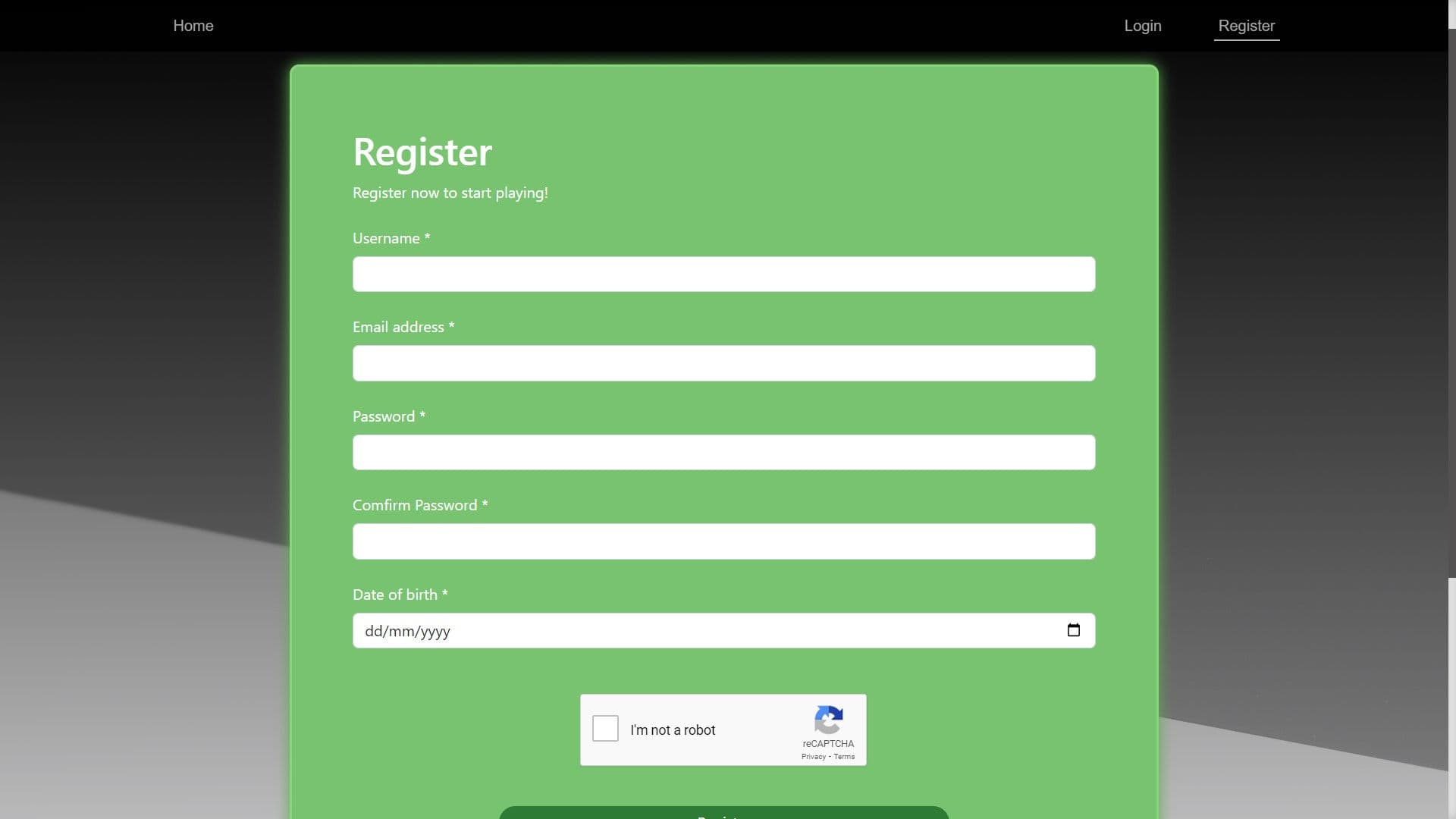 Full page screenshot