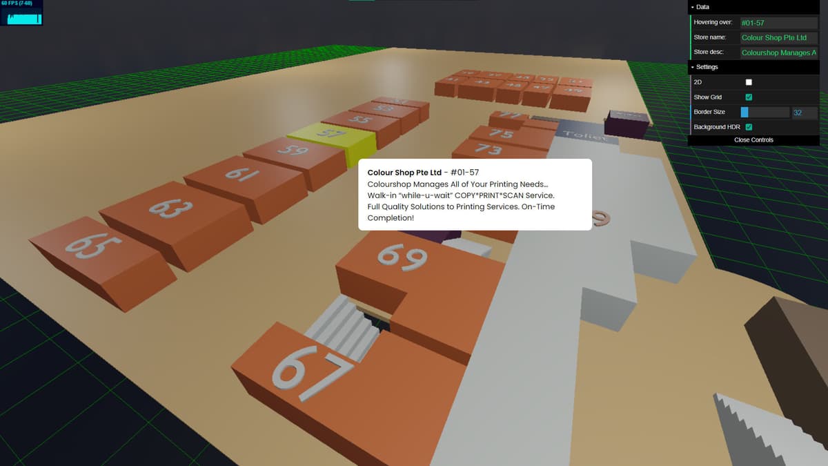 Threejs Floor Map